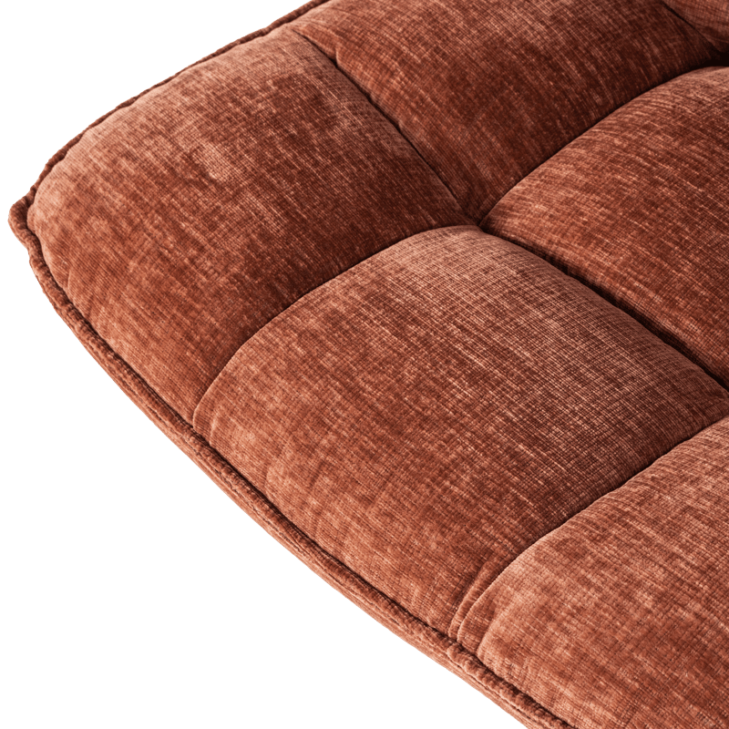 Pyörivä nojatuoli Jouke - Ruosteenruskea - Huonekalut - Tuoli & nojatuoli - Nojatuoli & lepotuoli