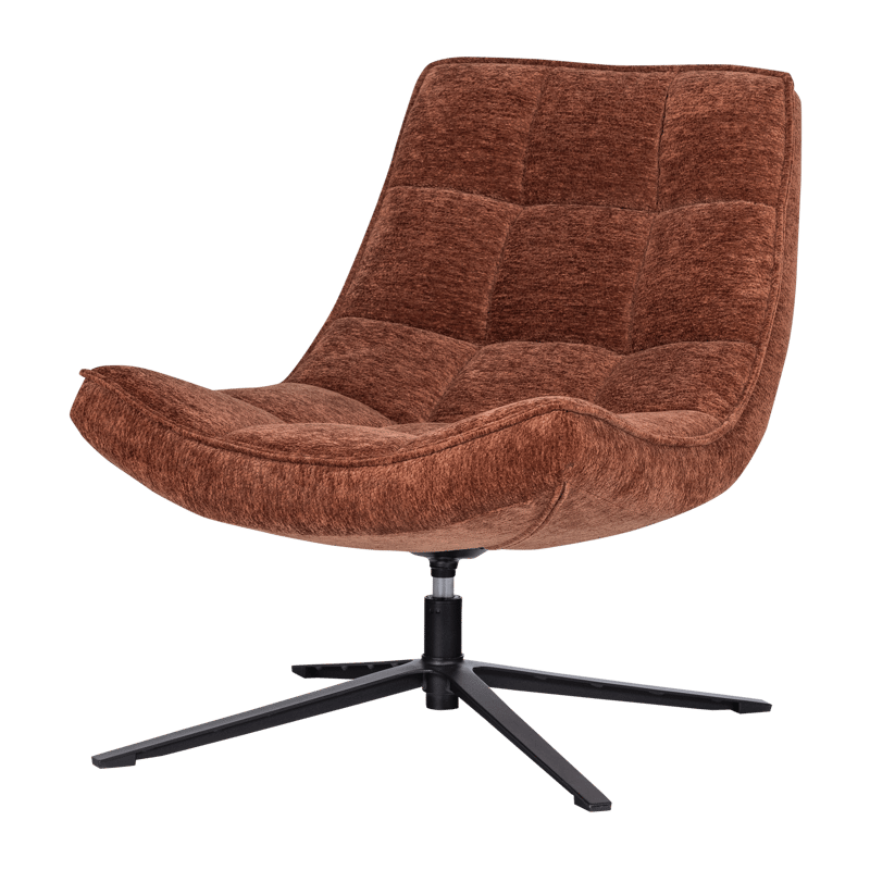 Pyörivä nojatuoli Maudi, Ruskea