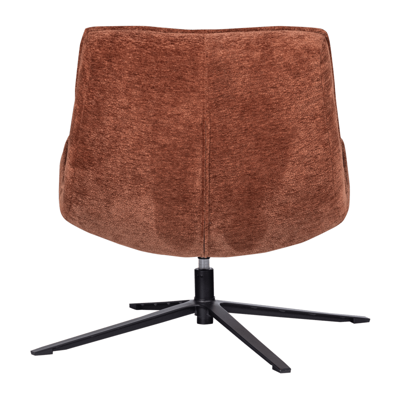 Pyörivä nojatuoli Maudi - Ruskea - Huonekalut - Tuoli & nojatuoli - Nojatuoli & lepotuoli