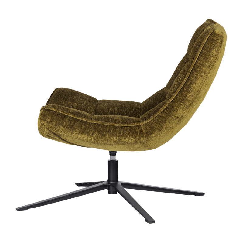 Pyörivä nojatuoli Maudi - Vihreä - Huonekalut - Tuoli & nojatuoli - Nojatuoli & lepotuoli