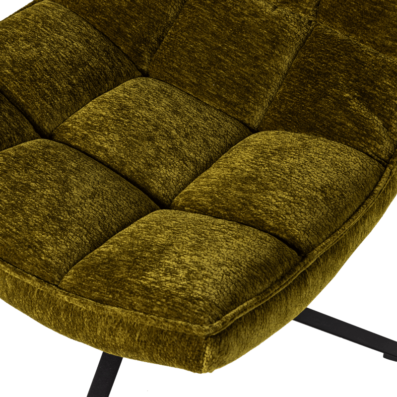 Pyörivä nojatuoli Maudi - Vihreä - Huonekalut - Tuoli & nojatuoli - Nojatuoli & lepotuoli