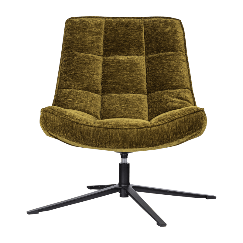 Pyörivä nojatuoli Maudi - Vihreä - Huonekalut - Tuoli & nojatuoli - Nojatuoli & lepotuoli