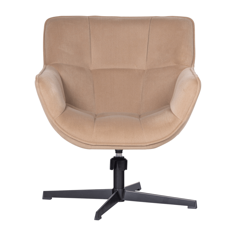 Pyörivä nojatuoli Wibo - Hiekka - Huonekalut - Tuoli & nojatuoli - Nojatuoli & lepotuoli