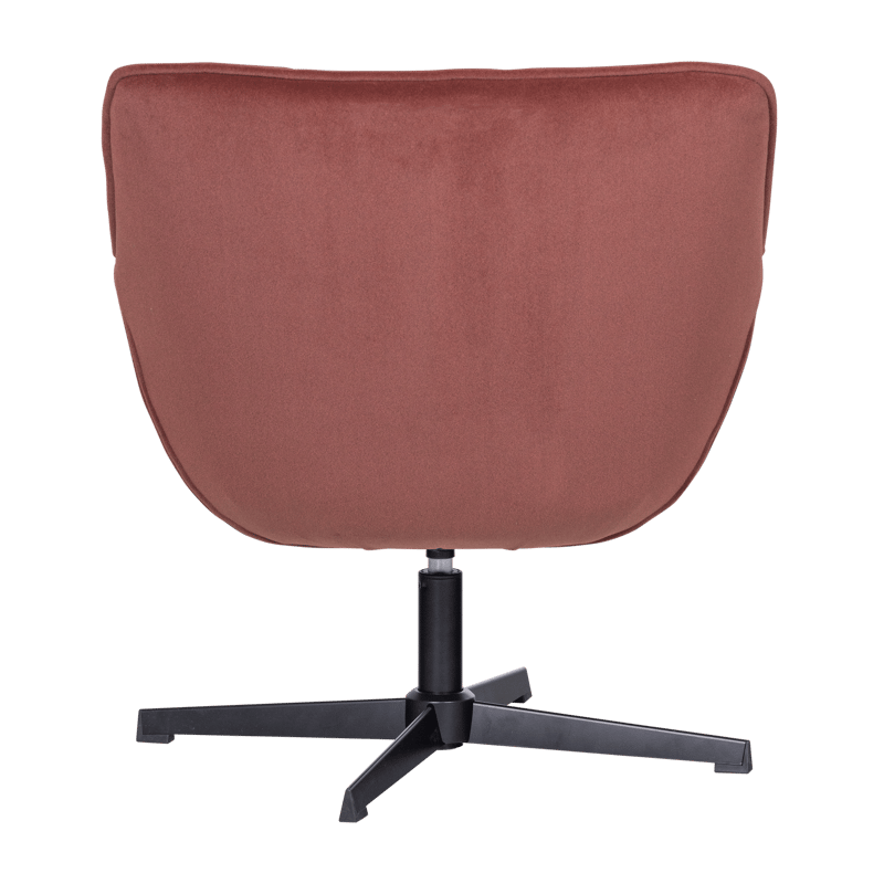 Pyörivä nojatuoli Wibo - Viininpunainen - Huonekalut - Tuoli & nojatuoli - Nojatuoli & lepotuoli