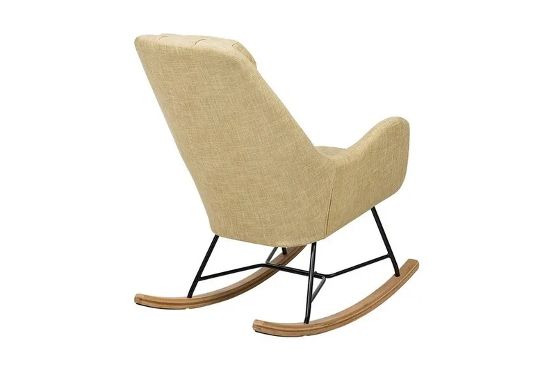 Keinutuoli Dedon - Keltainen - Huonekalut - Tuoli & nojatuoli - Pyörivät tuolit & keinutuoli