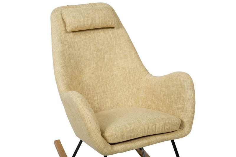 Keinutuoli Dedon - Keltainen - Huonekalut - Tuoli & nojatuoli - Pyörivät tuolit & keinutuoli