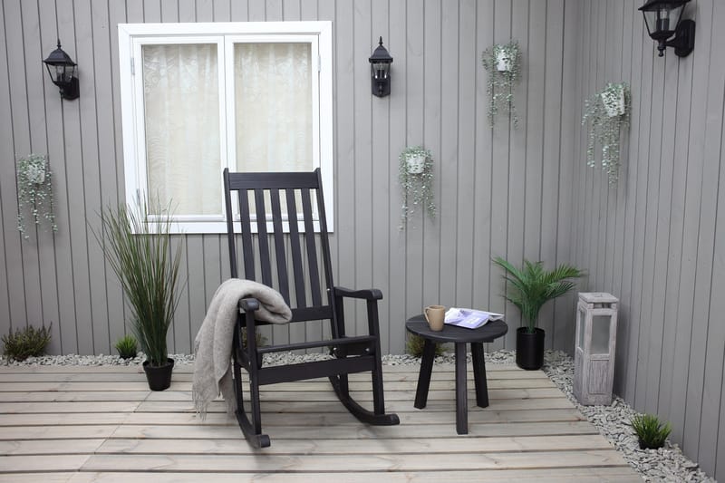 Keinutuoli Ellabell - Kahvimusta - Huonekalut - Tuoli & nojatuoli - Pyörivät tuolit & keinutuoli