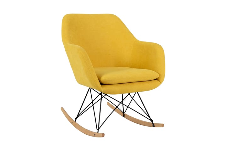 Keinutuoli Emma - Keltainen - Pyörivät tuolit & keinutuoli