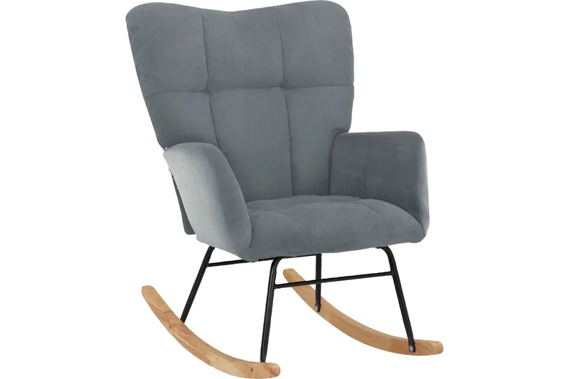 Keinutuoli Jundapa - Harmaa - Huonekalut - Tuoli & nojatuoli - Pyörivät tuolit & keinutuoli