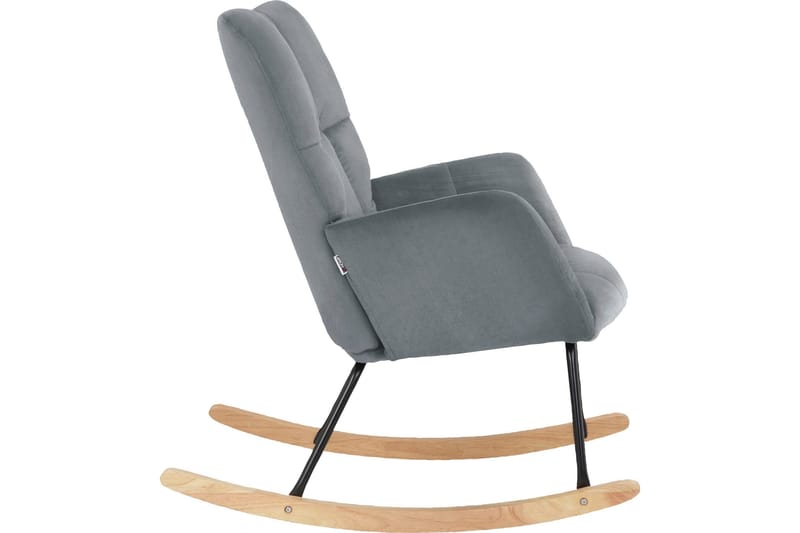 Keinutuoli Jundapa - Harmaa - Huonekalut - Tuoli & nojatuoli - Pyörivät tuolit & keinutuoli