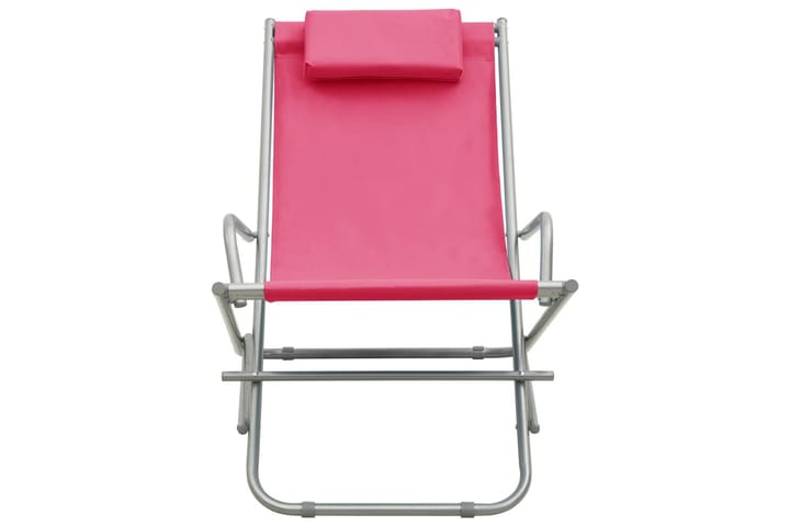 Keinutuolit 2 kpl teräs vaaleanpunainen - Pinkki - Pyörivät tuolit & keinutuoli