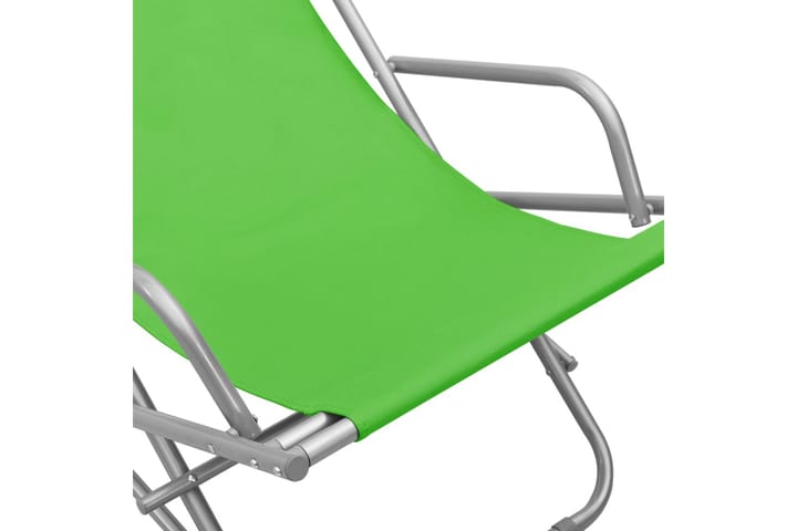 Keinutuolit 2 kpl teräs vihreä - Vihreä - Pyörivät tuolit & keinutuoli