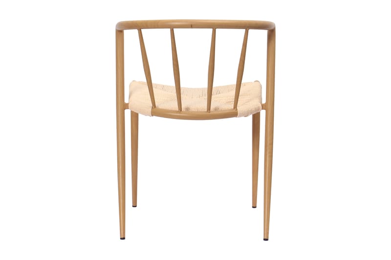 Radella Ruokatuoli - Beige / Metallijalat tammi - Huonekalut - Tuoli & nojatuoli - Ruokapöydän tuolit