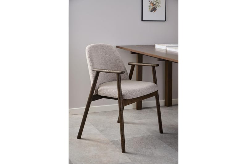 Reciclar Ruokatuoli - Tummanruskea/Greige - Huonekalut - Tuoli & nojatuoli - Ruokapöydän tuolit