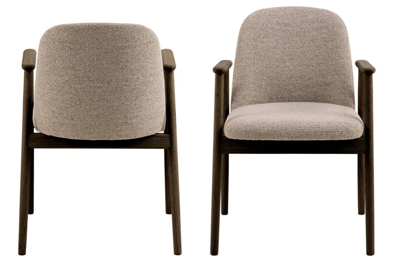 Reciclar Ruokatuoli - Tummanruskea/Greige - Huonekalut - Tuoli & nojatuoli - Ruokapöydän tuolit