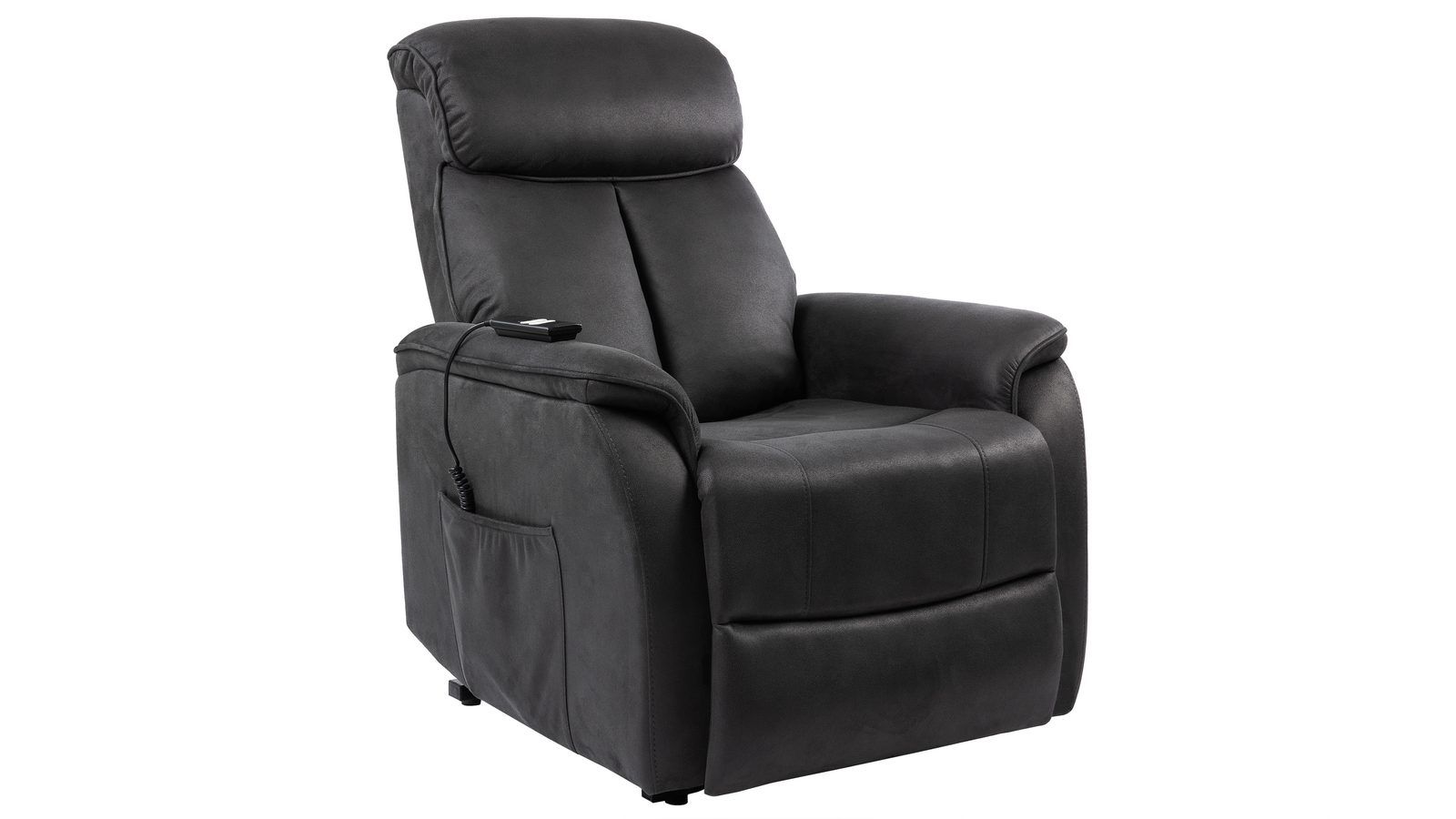 Recliner-nojatuoli Eirvik sähköisellä nostolla - lacey grey