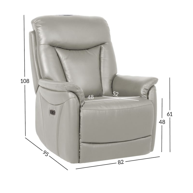 Recliner-nojatuoli Gårdal sähköisellä nostomekanismilla nahka - Beige - Huonekalut - Tuoli & nojatuoli - Nojatuoli & lepotuoli