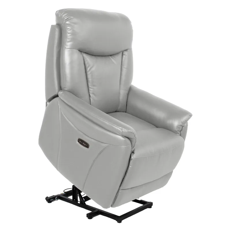 Recliner-nojatuoli Gårdal sähköisellä nostomekanismilla nahka - Beige - Huonekalut - Tuoli & nojatuoli - Nojatuoli & lepotuoli