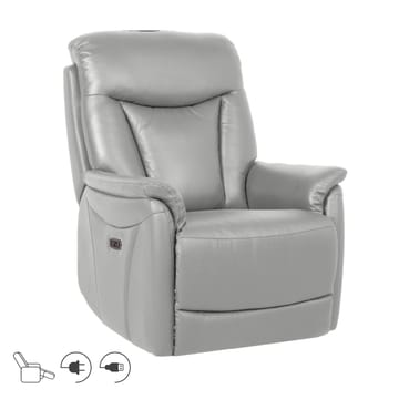 Recliner-nojatuoli Gårdal sähköisellä nostomekanismilla nahka - Beige - Huonekalut - Tuoli & nojatuoli - Nojatuoli & lepotuoli