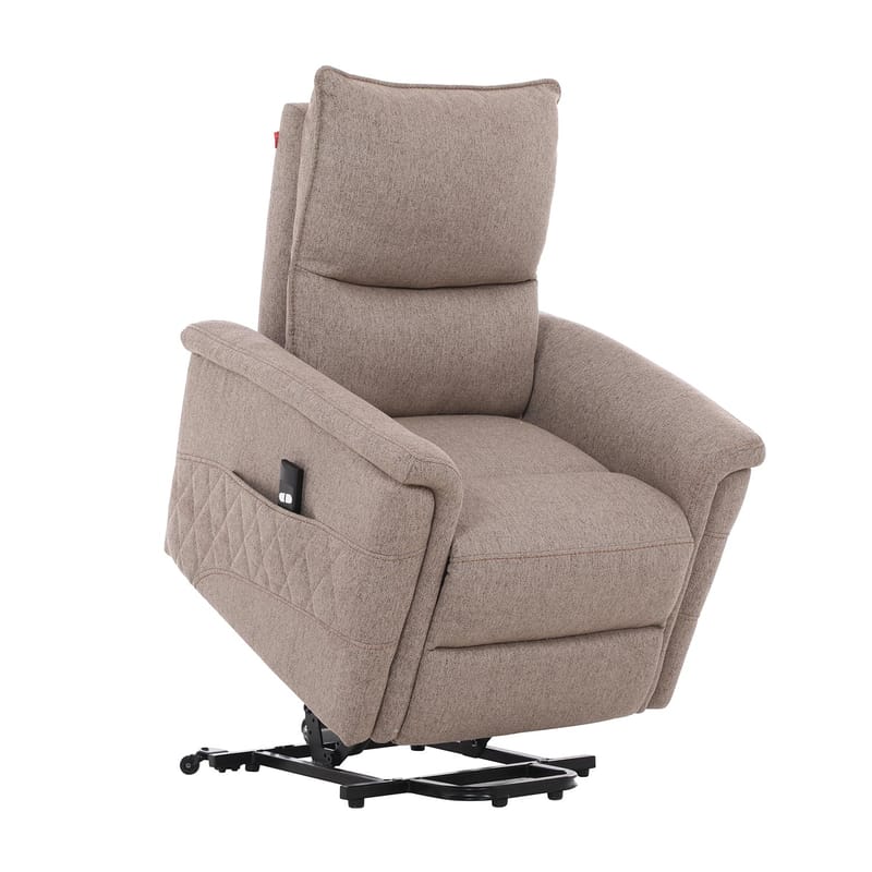 Recliner-nojatuoli Ulsten sähköisellä nostomekanismilla - Beige - Huonekalut - Tuoli & nojatuoli - Nojatuoli & lepotuoli