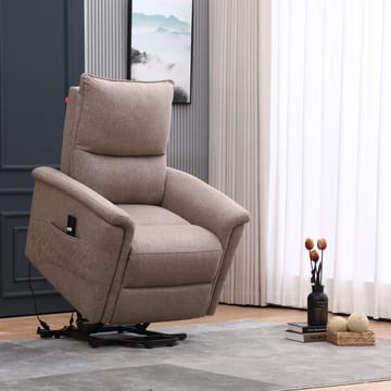 Recliner-nojatuoli Ulsten sähköisellä nostomekanismilla - Beige - Huonekalut - Tuoli & nojatuoli - Nojatuoli & lepotuoli