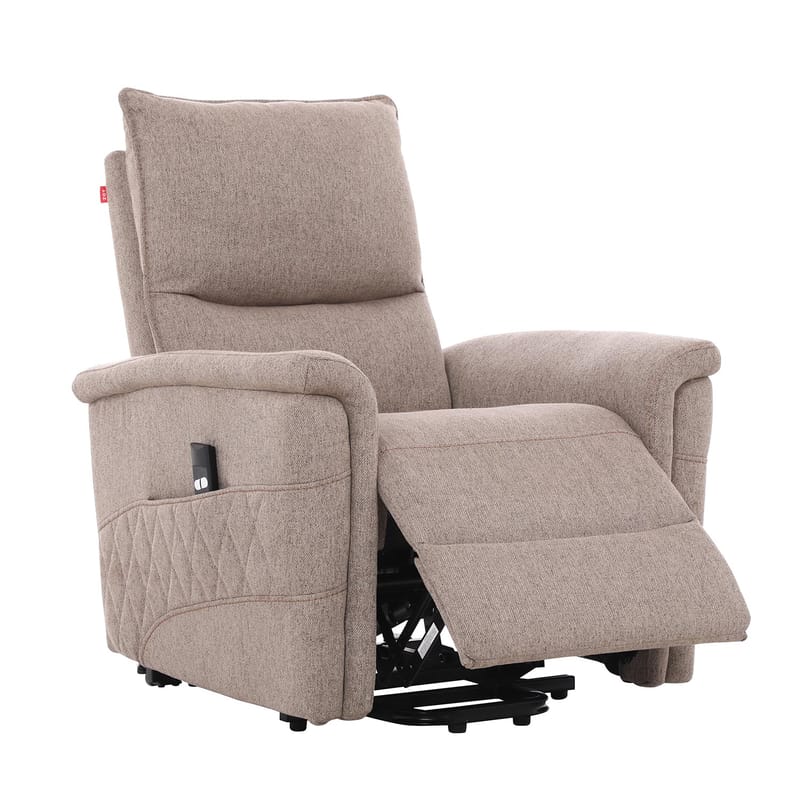 Recliner-nojatuoli Ulsten sähköisellä nostomekanismilla - Beige - Huonekalut - Tuoli & nojatuoli - Nojatuoli & lepotuoli