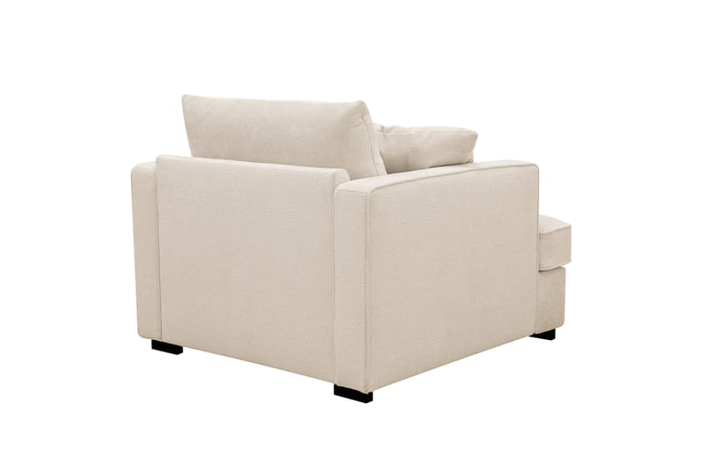 Rossita erittäin syvä nojatuoli - Beige - Huonekalut - Tuoli & nojatuoli - Nojatuoli & lepotuoli - Samettinojatuoli