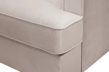 Rossita erittäin syvä nojatuoli - Beige - Huonekalut - Tuoli & nojatuoli - Nojatuoli & lepotuoli - Samettinojatuoli