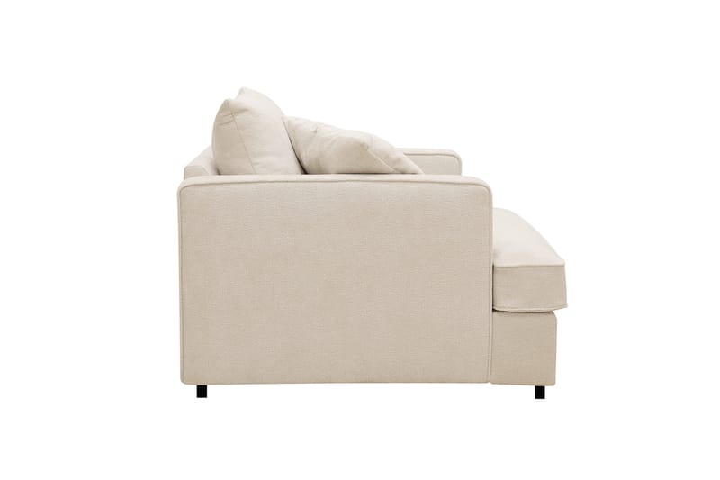 Rossita erittäin syvä nojatuoli - Beige - Huonekalut - Tuoli & nojatuoli - Nojatuoli & lepotuoli - Samettinojatuoli