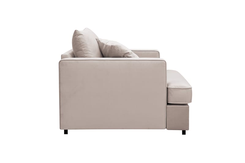 Rossita erittäin syvä nojatuoli - Beige - Huonekalut - Tuoli & nojatuoli - Nojatuoli & lepotuoli - Samettinojatuoli