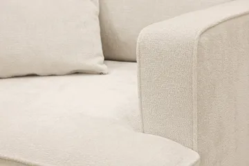 Rossita erittäin syvä nojatuoli - Beige - Huonekalut - Tuoli & nojatuoli - Nojatuoli & lepotuoli - Samettinojatuoli