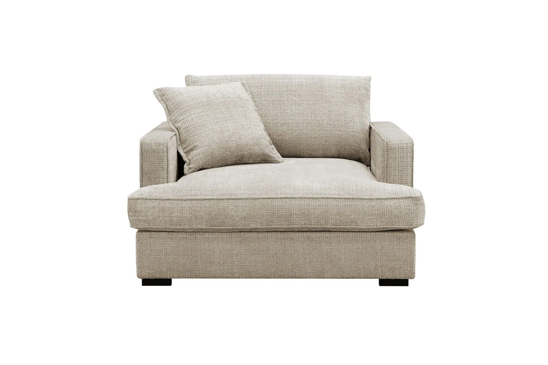 Rossita lyx Erittäin syvä Nojatuoli - Beige Chenille