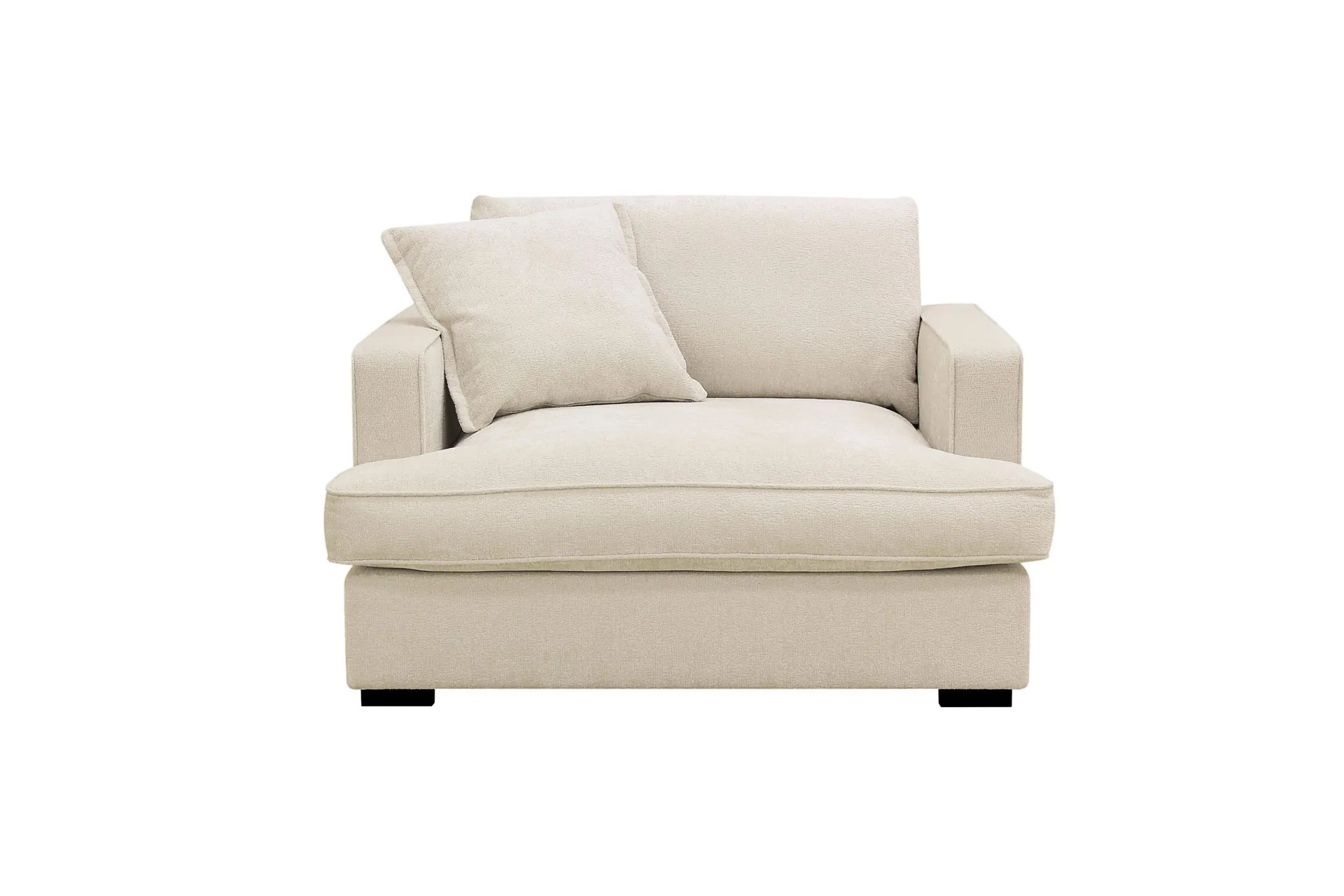Rossita lyx Erittäin syvä Nojatuoli - Beige Chenille