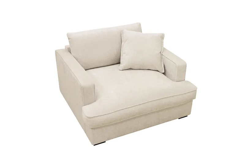 Rossita lyx Erittäin syvä Nojatuoli - Beige Chenille - Huonekalut - Tuoli & nojatuoli - Nojatuoli & lepotuoli