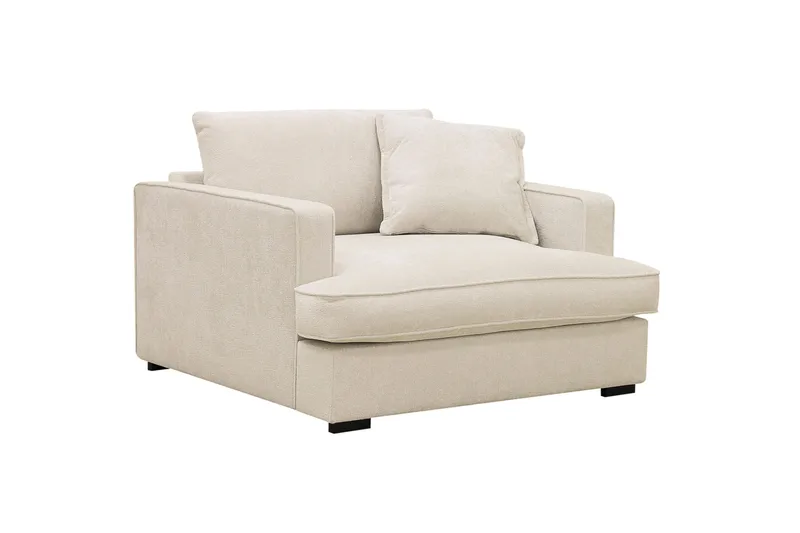 Rossita lyx Erittäin syvä Nojatuoli - Beige Chenille - Huonekalut - Tuoli & nojatuoli - Nojatuoli & lepotuoli