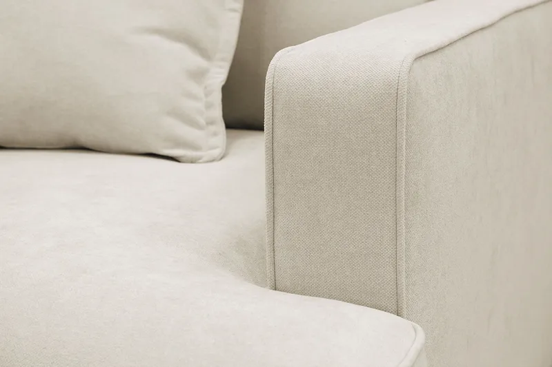 Rossita lyx Erittäin syvä Nojatuoli - Beige Kangas - Huonekalut - Tuoli & nojatuoli - Nojatuoli & lepotuoli