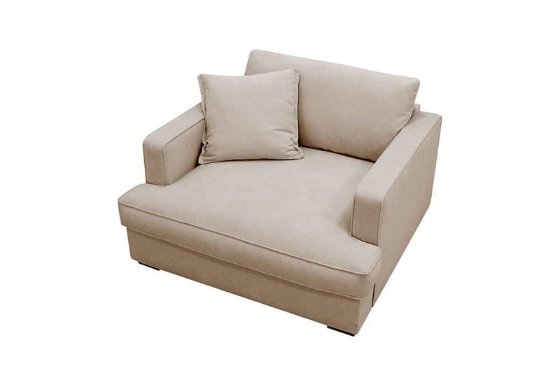 Rossita lyx Erittäin syvä Nojatuoli - Beige Kangas - Huonekalut - Tuoli & nojatuoli - Nojatuoli & lepotuoli