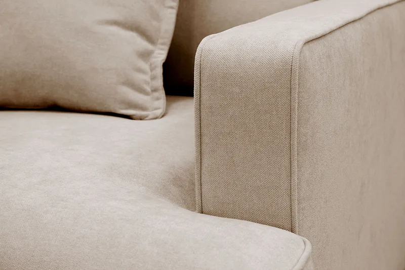 Rossita lyx Erittäin syvä Nojatuoli - Beige Kangas - Huonekalut - Tuoli & nojatuoli - Nojatuoli & lepotuoli