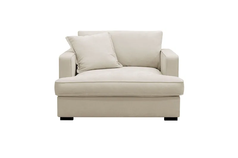 Rossita lyx Erittäin syvä Nojatuoli - Beige Kangas - Huonekalut - Tuoli & nojatuoli - Nojatuoli & lepotuoli