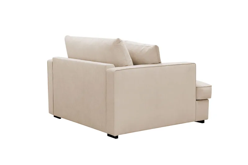 Rossita lyx Erittäin syvä Nojatuoli - Beige Vakosametti - Huonekalut - Tuoli & nojatuoli - Nojatuoli & lepotuoli