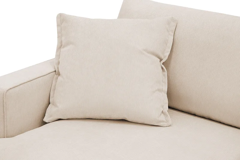 Rossita lyx Erittäin syvä Nojatuoli - Beige Vakosametti - Huonekalut - Tuoli & nojatuoli - Nojatuoli & lepotuoli