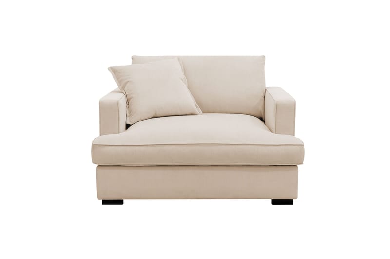 Rossita lyx Erittäin syvä Nojatuoli - Beige Vakosametti - Huonekalut - Tuoli & nojatuoli - Nojatuoli & lepotuoli