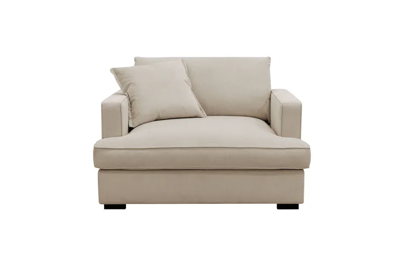 Rossita lyx Erittäin syvä Nojatuoli - Greige Manchester - Huonekalut - Tuoli & nojatuoli - Nojatuoli & lepotuoli