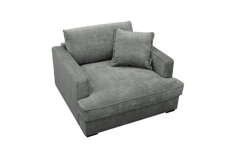 Rossita lyx Erittäin syvä Nojatuoli - Harmaa Chenille - Huonekalut - Tuoli & nojatuoli - Nojatuoli & lepotuoli