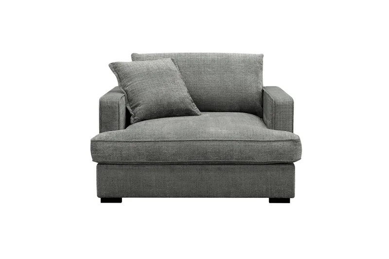 Rossita lyx Erittäin syvä Nojatuoli - Harmaa Chenille - Huonekalut - Tuoli & nojatuoli - Nojatuoli & lepotuoli