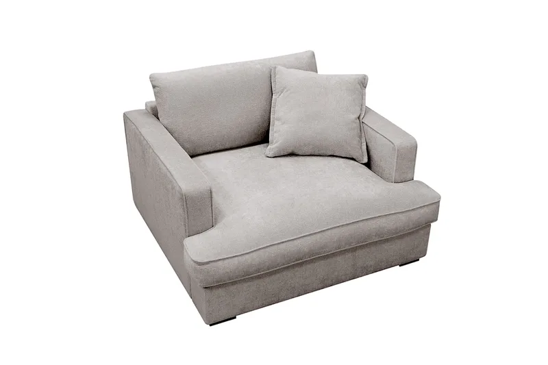 Rossita lyx Erittäin syvä Nojatuoli - Harmaa/Ruskea Chenille - Huonekalut - Tuoli & nojatuoli - Nojatuoli & lepotuoli