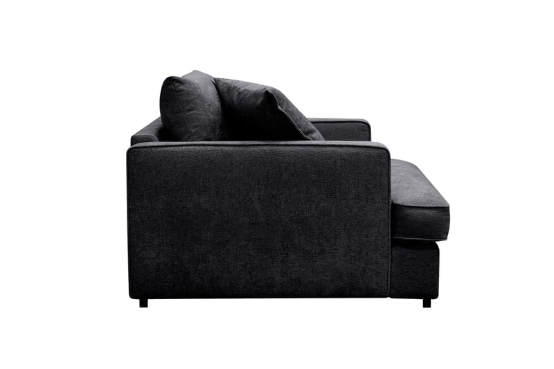 Rossita lyx Erittäin syvä Nojatuoli - Musta Chenille - Huonekalut - Tuoli & nojatuoli - Nojatuoli & lepotuoli