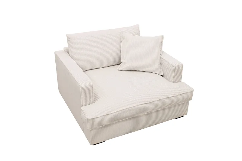 Rossita lyx Erittäin syvä Nojatuoli - Offwhite Manchester - Huonekalut - Tuoli & nojatuoli - Nojatuoli & lepotuoli