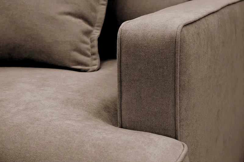 Rossita lyx Erittäin syvä Nojatuoli - Ruskea Kangas - Huonekalut - Tuoli & nojatuoli - Nojatuoli & lepotuoli