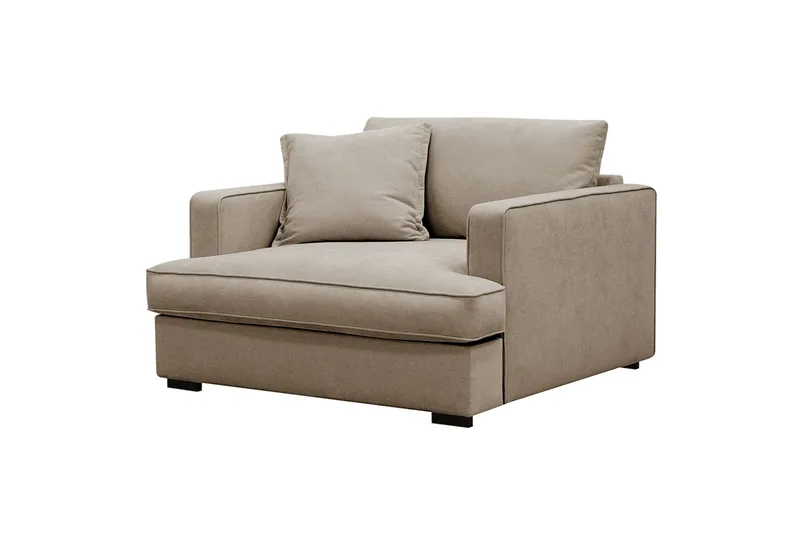 Rossita lyx Erittäin syvä Nojatuoli - Ruskea Kangas - Huonekalut - Tuoli & nojatuoli - Nojatuoli & lepotuoli